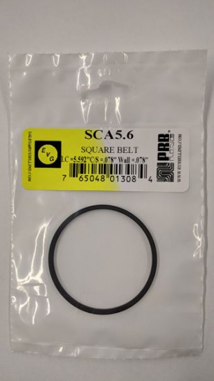 SCA5.6 Square Belt 5.6\" IC, .078\" CS, .078\" Wall Thickness