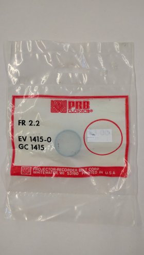 FR2.2 Flat Rubber Belt 2.20" IC, 0.25" CS, 0.062" Wall Thickness