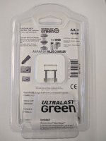 Ultralast Overnight Charger w/AA 4-Pack 1.2V Rechargeable NI-MH