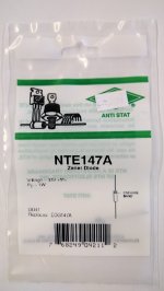 NTE147A Zener Diode (2Pk) 33V 1Watt