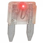 25 Amp Natural (ATM) Lighted Mini-Blade Fuse 32V(5Pk)Fast Acting