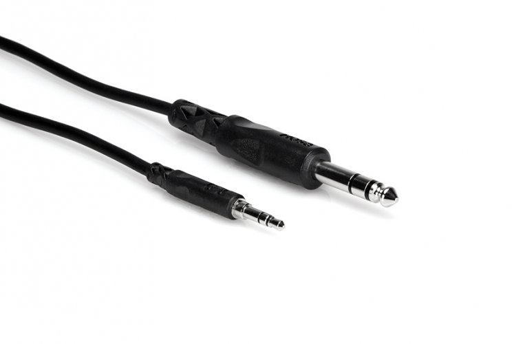 5Ft Stereo Interconnect Cable 3.5mm TRS to 1/4in TRS