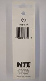 0.12 Ohm 1 Watt Metal Oxide Film Resistor (10Pk) 5% Tolerance