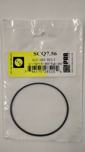 SCQ7.56 Square Belt 7.563" IC, .054" CS, .054" Wall Thickness