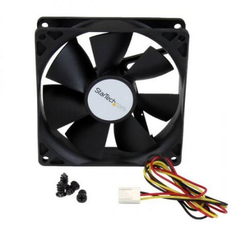 90x25mm High Air Flow Dual Ball Bearing Computer Case Fan w/ TX3