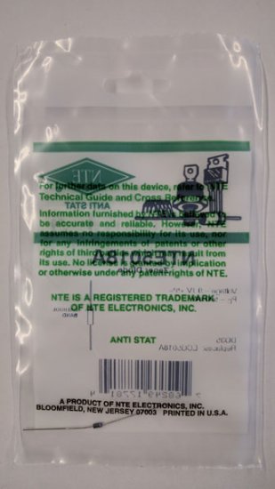NTE5018A Zener Diode 9.1V 1/2W, DO35