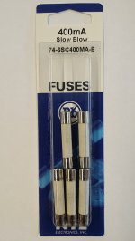 0.4 Amp (400mA) MDA Ceramic Fuse (5Pk) Slow Blow 6x30mm