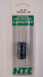 10uf 450V Axial Lead Electrolytic Capacitor
