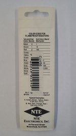 560K Ohm, 1/8W, 2% Metal Film Flameproof Resistor (6Pk)