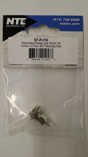 Size M 5.5/2.1mm Coaxial DC Power Jack Panel Mount