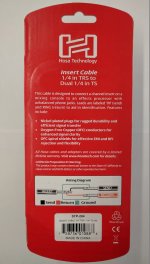 13.2Ft (4m) Insert Cable 1/4in TRS to Dual 1/4in TS