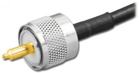 6Ft RG-58A/U Double Shield Cable, PL-259 UHF Plug/Plug