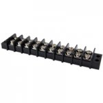 10-Pole 20Amp 300V Dual Row Terminal Block 9.5mm Pitch