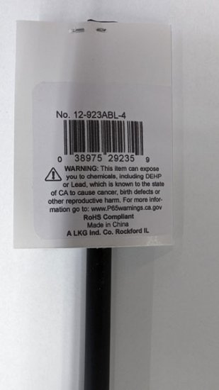 1/4" Black 48" Dual Wall 3:1 Polyolefin Heat Shrink w/Adhesive