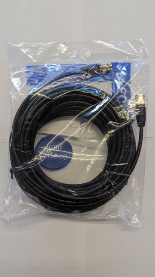 50Ft RG-58A/U Double Shield Cable, BNC Plug/Plug