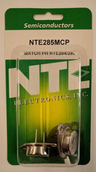 NTE285MCP Matched Complementary Pair of NTE285 and NTE284