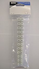 12-Pole 30Amp 300V Euro Terminal Block 15mm Pitch 12-10Awg