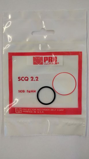 SCQ2.2 Square Belt 2.2\" IC, .055\" CS, .055\" Wall Thickness