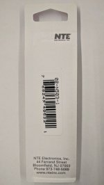 02-N503-1 Thermistor NTC 50K Ohm, Radial,B Value=4200 (5Pk)