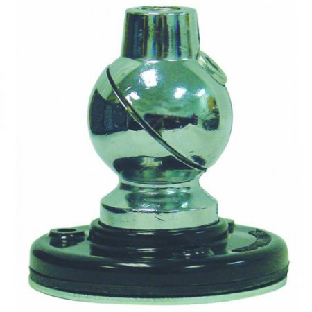 Hustler C-32 2" Ball Mount, 3/8x24 Thread, Chrome
