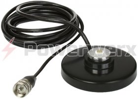 Magnetic Mount Base 3-1/2" for NMO Type Antenna 10Ft RG-58A/U
