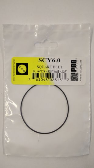 SCY6.0 Square Belt 6.0\" IC, .035\" CS, .035\" Wall Thickness