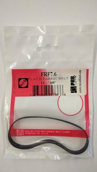 FRF7.6 Flat Fabric Rubber Mix Belt 7.8\" IC, .25\" CS
