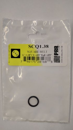 SCQ1.38 Square Belt 1.38" IC, .059" CS, .059" Wall Thickness