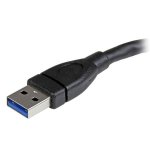 USB 3.0 A-to-A Extension Cable - M/F - 6 in, Black
