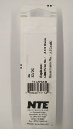 3 Amp Violet (ATC) Lighted Blade Fuse 32V (5Pk) Fast Acting