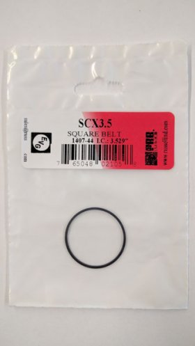 SCX3.5 Square Belt 3.5" IC, .042" CS, .042" Wall Thickness