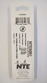 NTE8081 Thermal Fuse 84°C/183°F 15A Axial