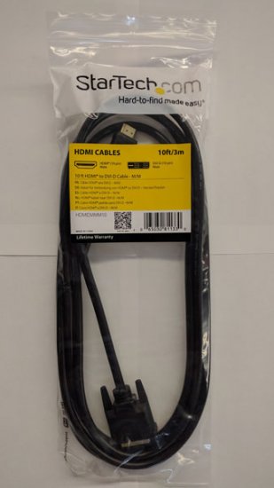 10Ft HDMI to DVI-D Cable - M/M