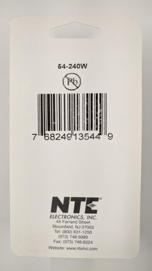 SPDT 125VAC Red/Green Neon Lighted Rocker On-Off-On 16A NTE