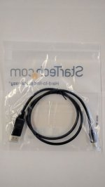 3Ft Mini DisplayPort to DisplayPort 1.2 Cable M/M DisplayPort 4k