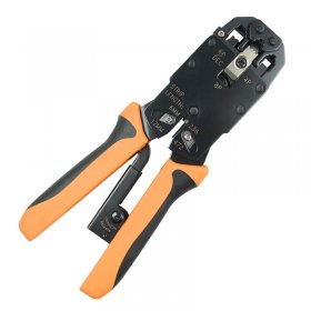 8P8C(RJ45)/6P6C(RJ12)/6P4C(RJ11) Crimp Tool w/Rachet