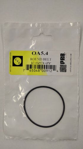 OA5.4 Round Rubber Belt 5.4" IC, .07" Cross Section