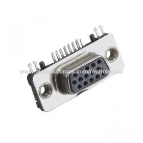 DB9(F) Connector 90* Solder Style