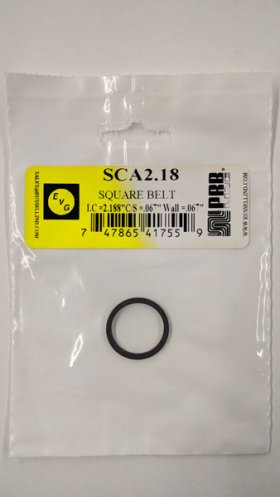 SCA2.18 Square Belt 2.188" IC, .067" CS, .067" Wall Thickness