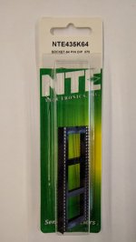 NTE435K64 Socket for 64-Pin DIP Pkg .070" Lead Spacing
