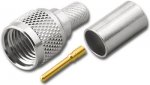 Mini-UHF Plug 3-Piece Crimp-On RG-59/U