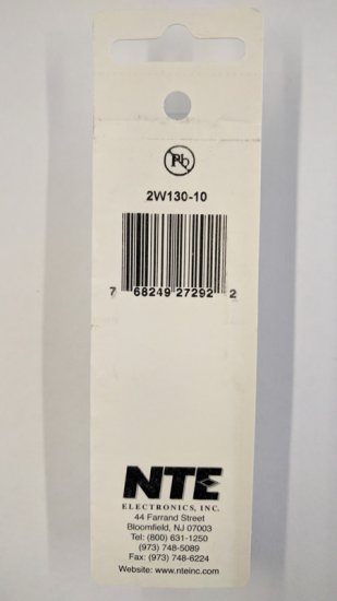 300 Ohm 2 Watt Metal Oxide Film Resistor (10Pk) 2% Tolerance