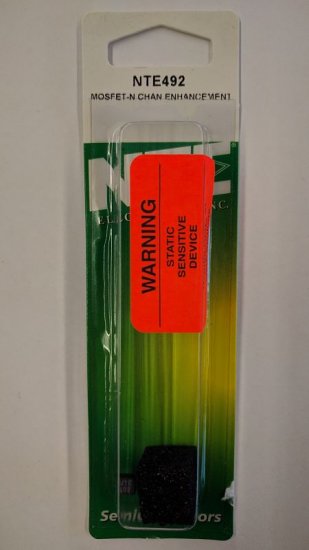 NTE492 MOSFET N-Ch, Enhancement Mode High Speed Switch