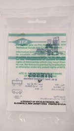 NTE595 Si Diode Dual Common Cathode Hi Speed 70V 0.25A 6NS (3Pk)