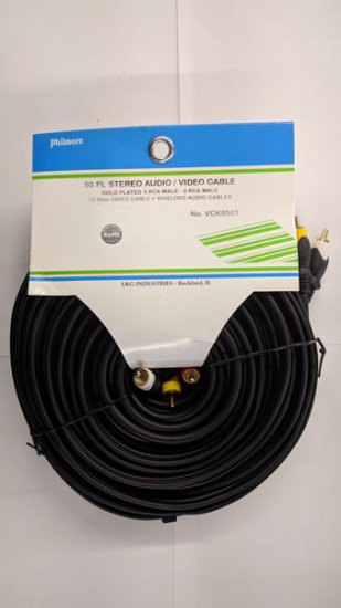 50Ft Composite A/V Cable