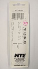 NTE156 Si, General Purpose Rectifier 1000V 2A (10Pk)