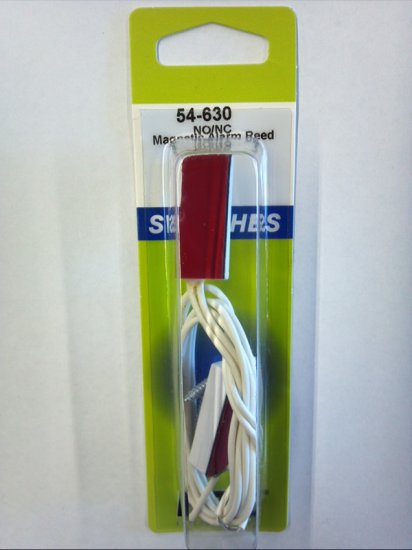 Magnetic Alarm Reed Switch SPST (N/O) 200VDC 0.5A