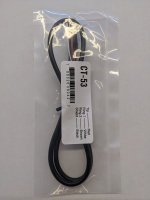 CT-53 Open-Ended 4-Pin Mic Plug (3.5mm) 1/8" 4-Conductor, 18inch