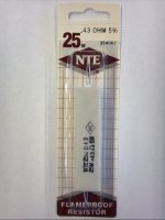 0.43 Ohm 25W Cermet Power Wirewound Resistor 5% Tolerance