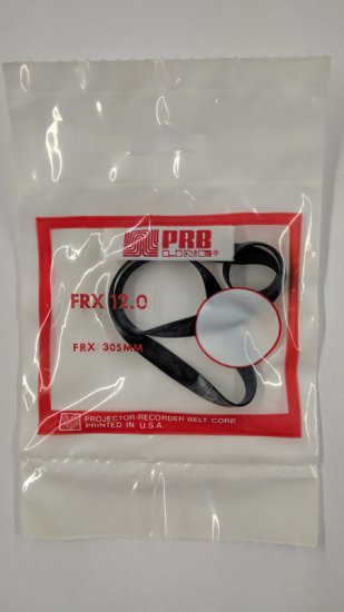 FRX12.0 Flat Rubber Belt 12.0\" IC, .245\" CS, .031\" Wall Thicknes